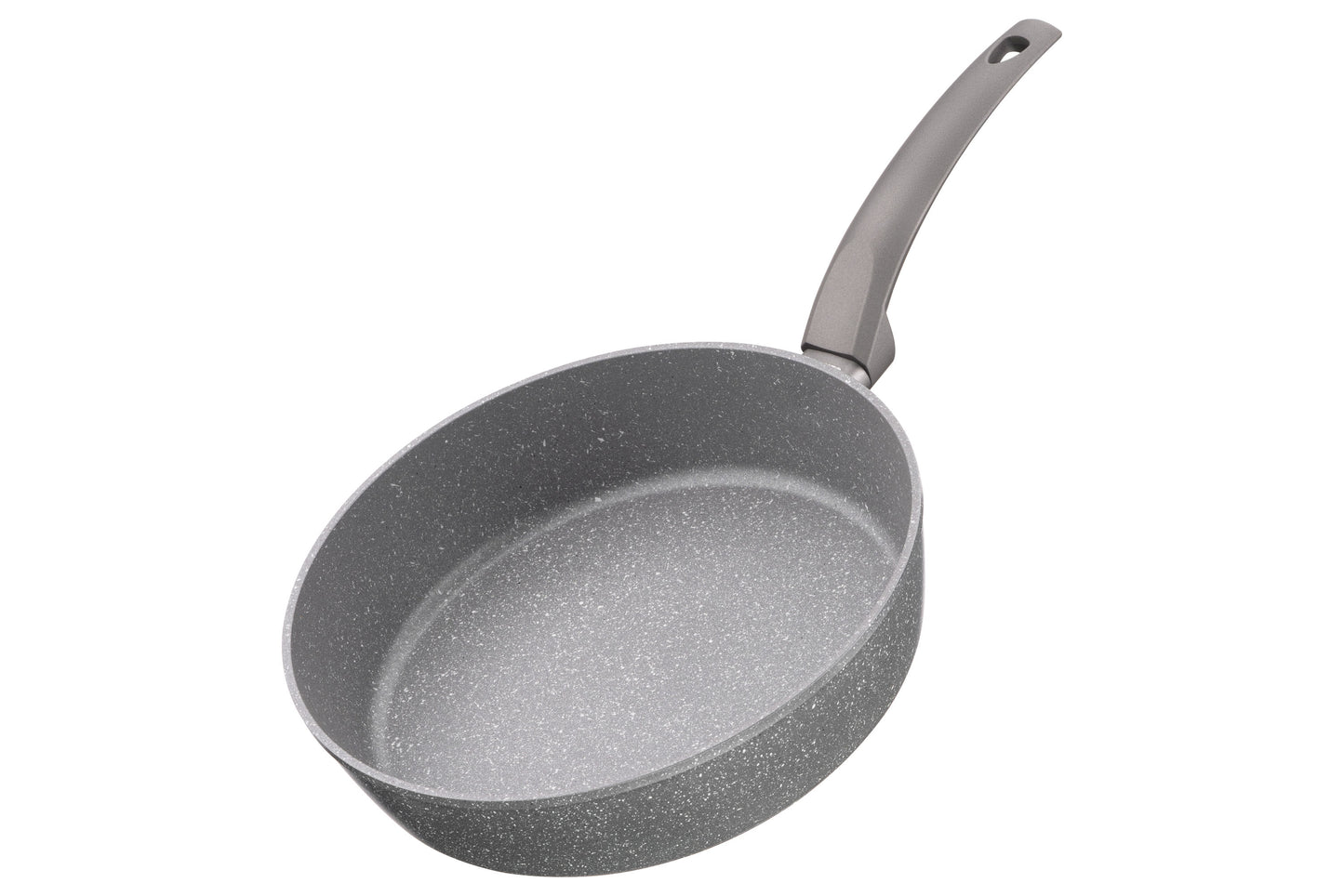 Ardesto Deep Fry pan with lid Gemini Gourmet Apulia, 26cm, aluminium, gray