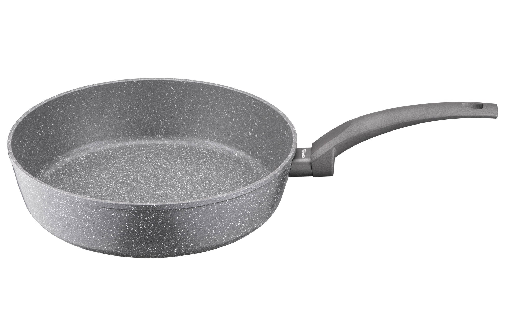 Ardesto Deep Fry pan with lid Gemini Gourmet Apulia, 26cm, aluminium, gray
