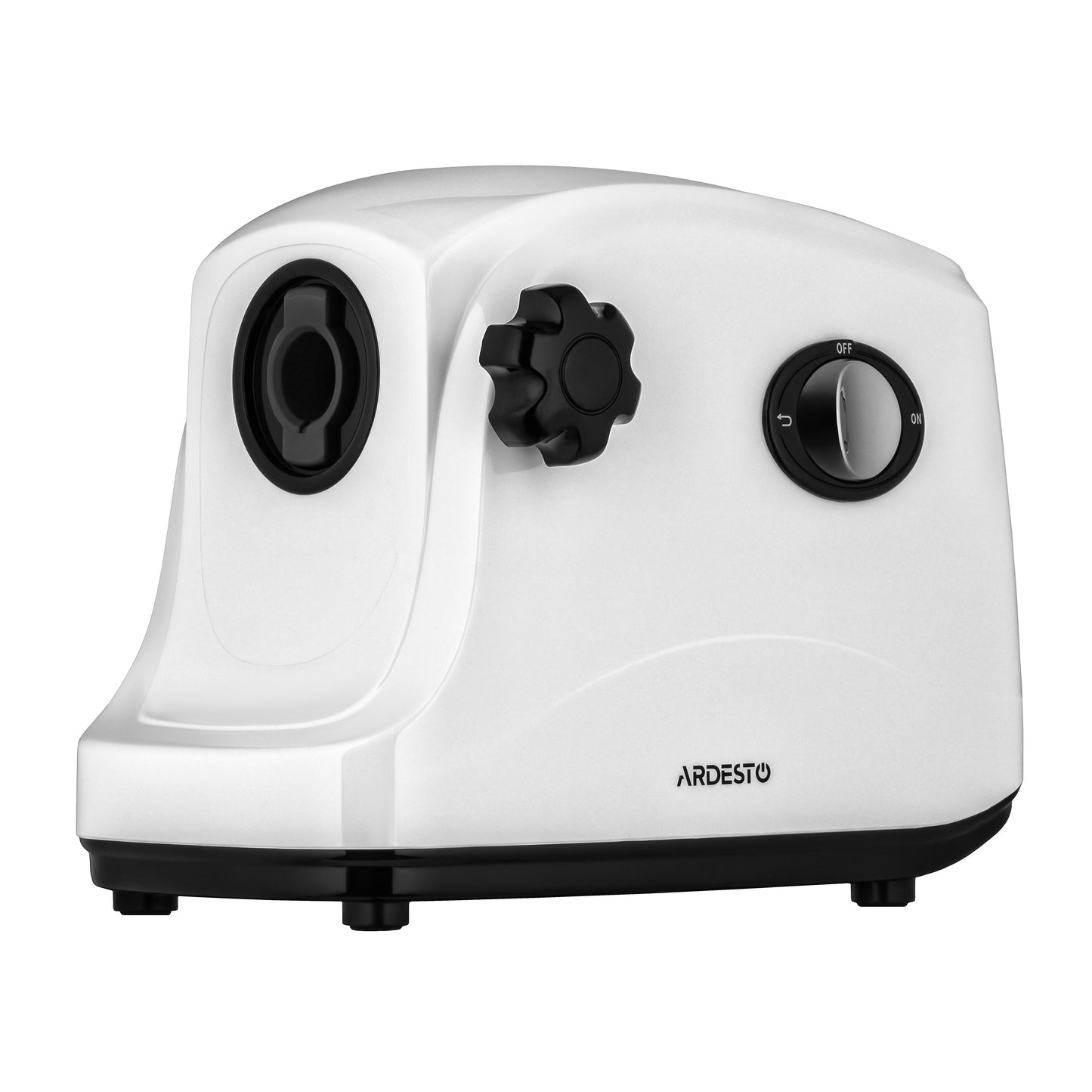 ARDESTO Meat grinder , 1600W, 1.6kg/min, 3 cutting plates, sausages nozzle, plastik, white