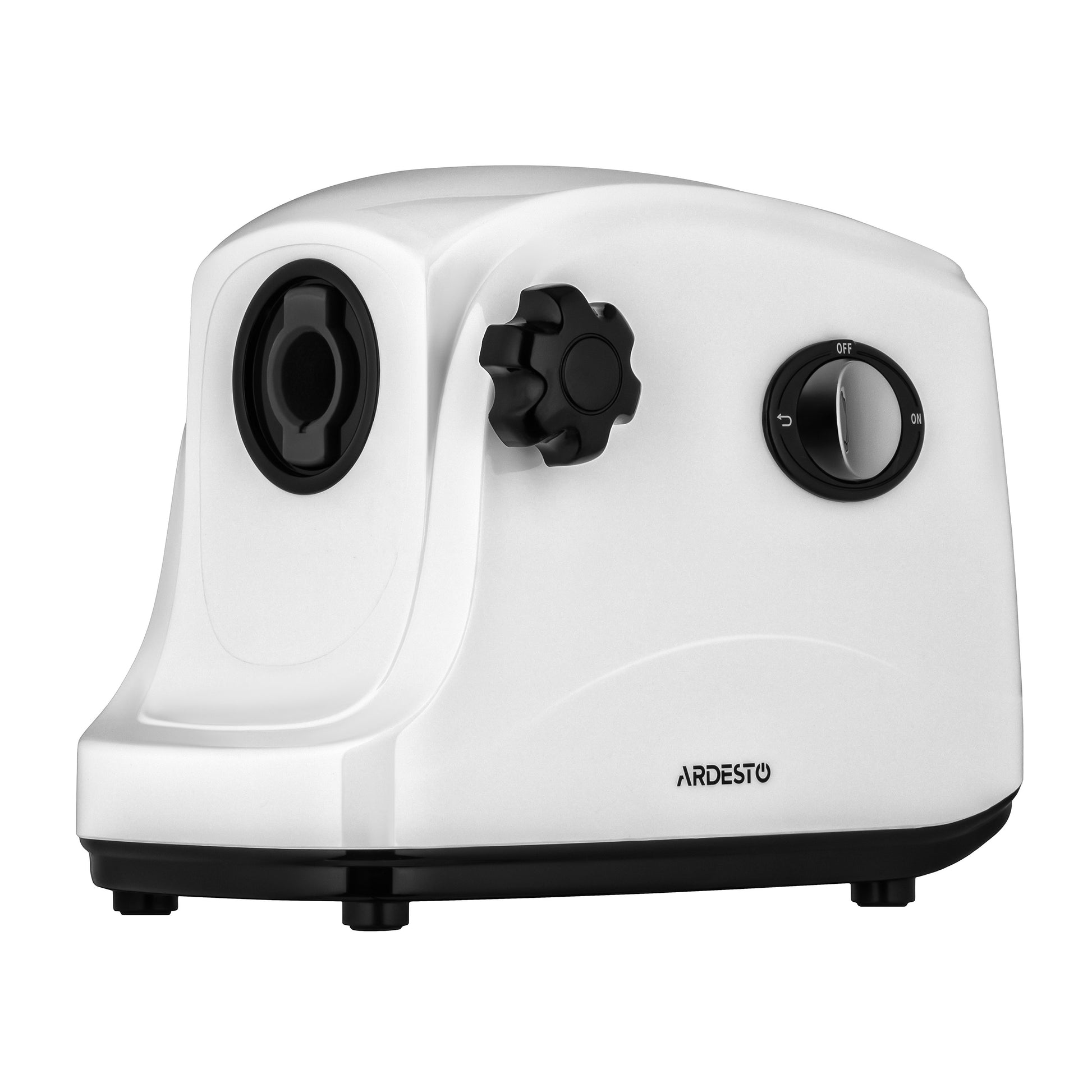 ARDESTO Meat grinder , 1600W, 1.6kg/min, 3 cutting plates, sausages nozzle, plastik, white