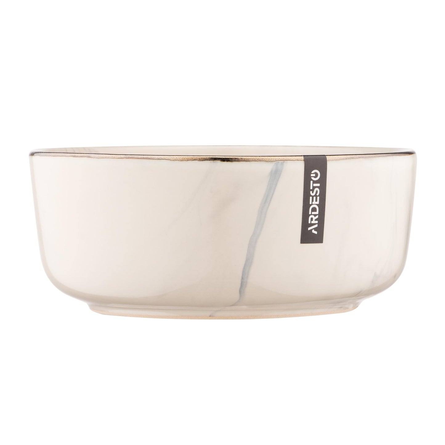 Ardesto Bowl  Marmo, 15.6cm, ceramics, beige