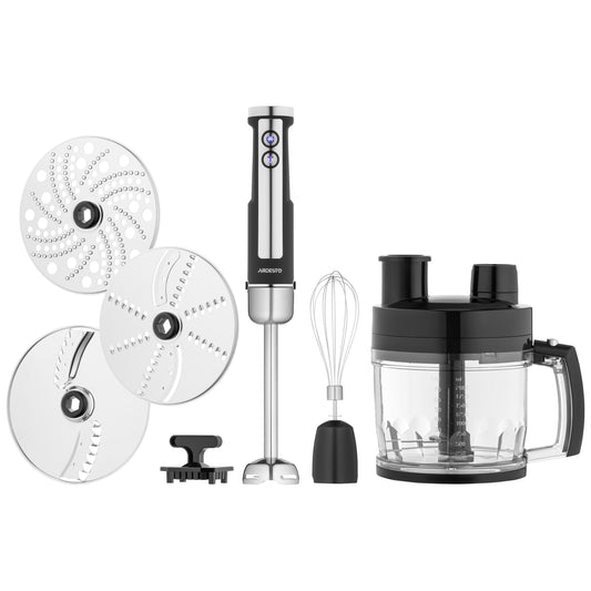 Ardesto blender submersible, 1000W, 7in1, bowl-2000ml, black-silver