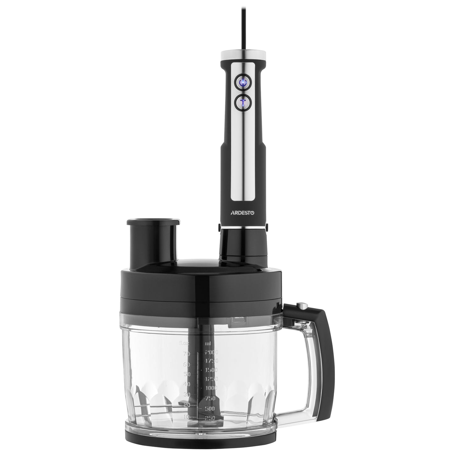 Ardesto blender submersible, 1000W, 7in1, bowl-2000ml, black-silver