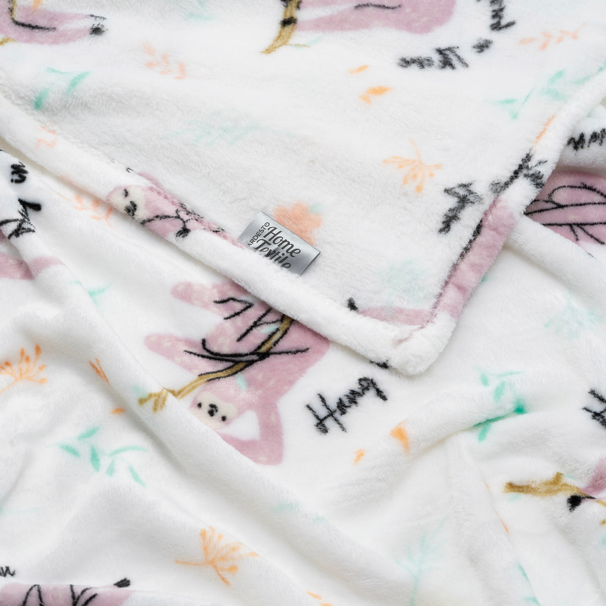 Ardesto Flannel blanket, 160x200cm, 100% polyester, sloth
