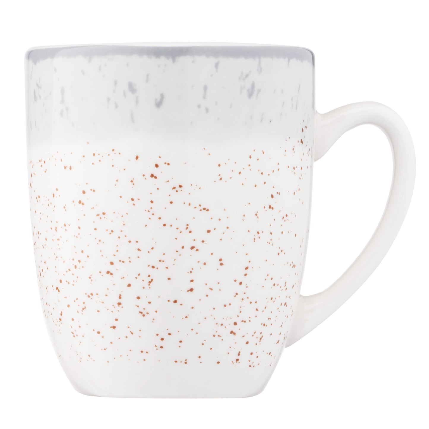Ardesto Mug Siena, 360ml, porcelain, white-gray