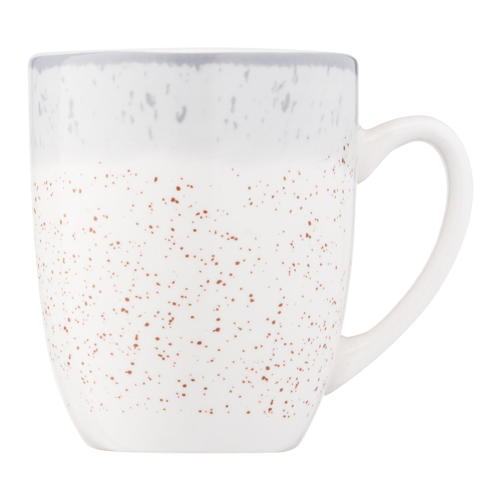 Ardesto Mug Siena, 360ml, porcelain, white-gray