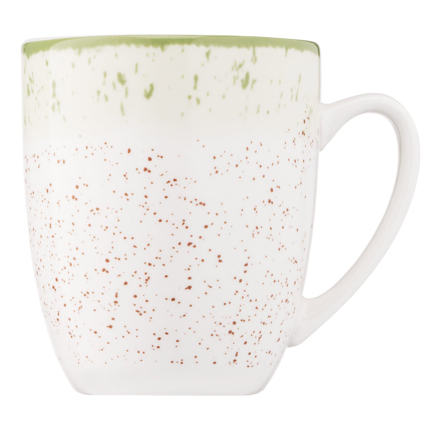 Ardesto Mug Siena, 360ml, porcelain, white-green