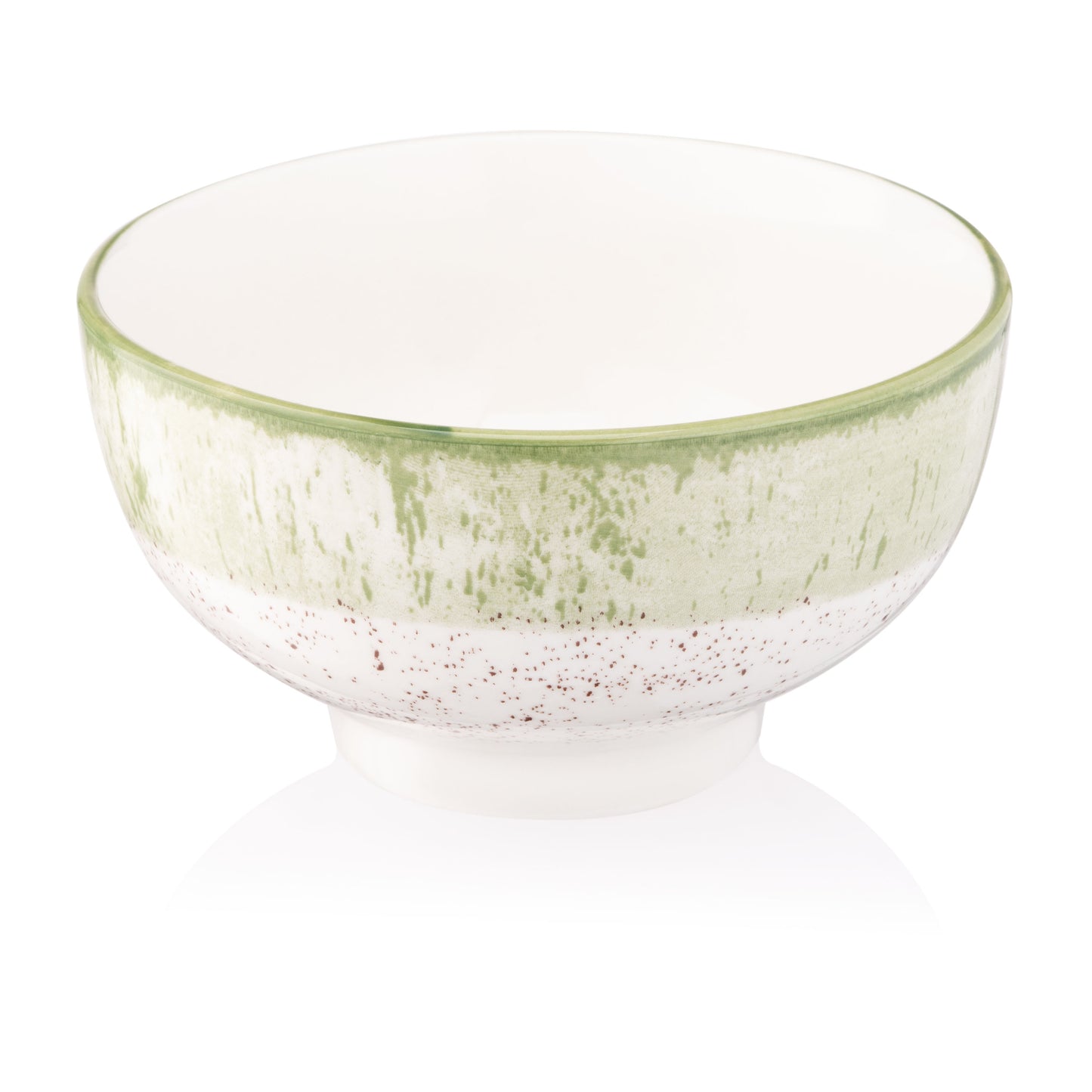 Ardesto Bowl  Siena, 11.5cm, porcelain, white-green