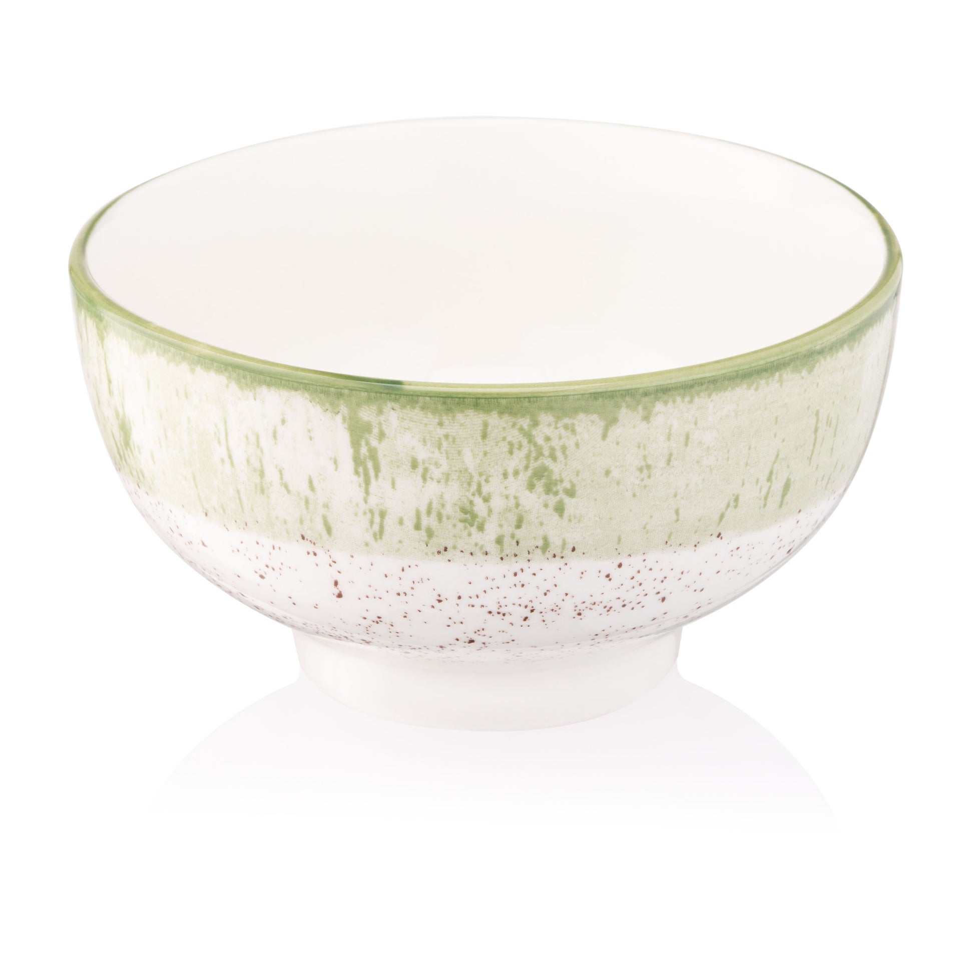 Ardesto Bowl  Siena, 11.5cm, porcelain, white-green