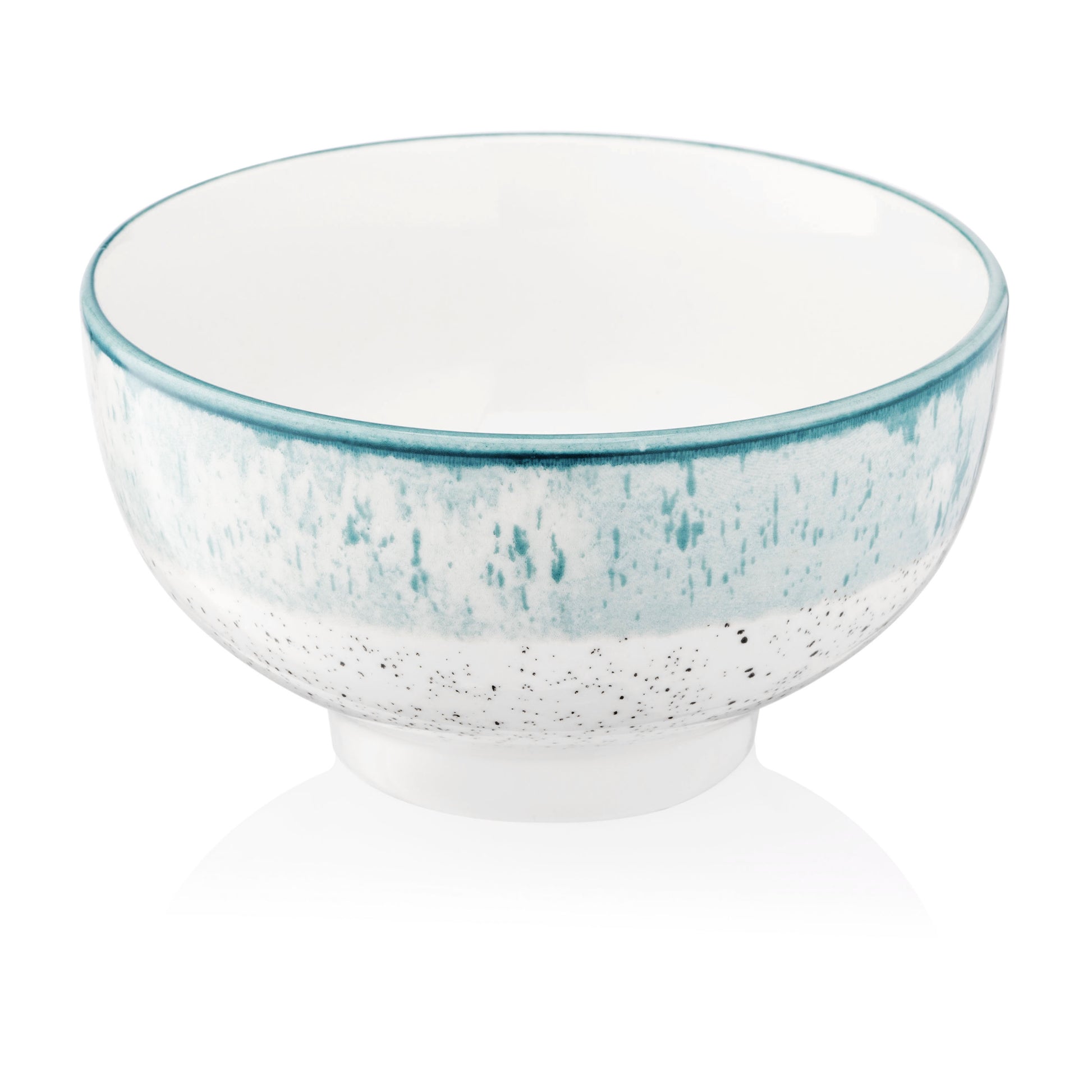 Ardesto Bowl Siena, 11.5cm, porcelain, white-blue