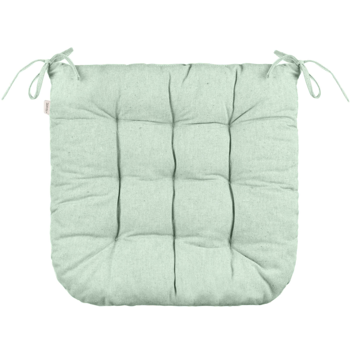 Ardesto Sitpad Oliver, 40x40cm, 100% cotton, filling: 50% holofiber, 50% pp, aquamarine
