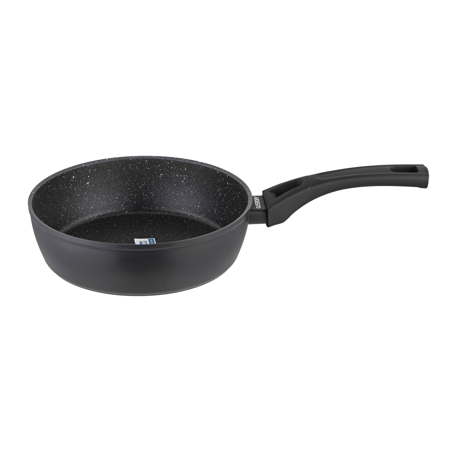 Ardesto Deep Fry pan with lid Gemini Livorno, 24cm, aluminium, black