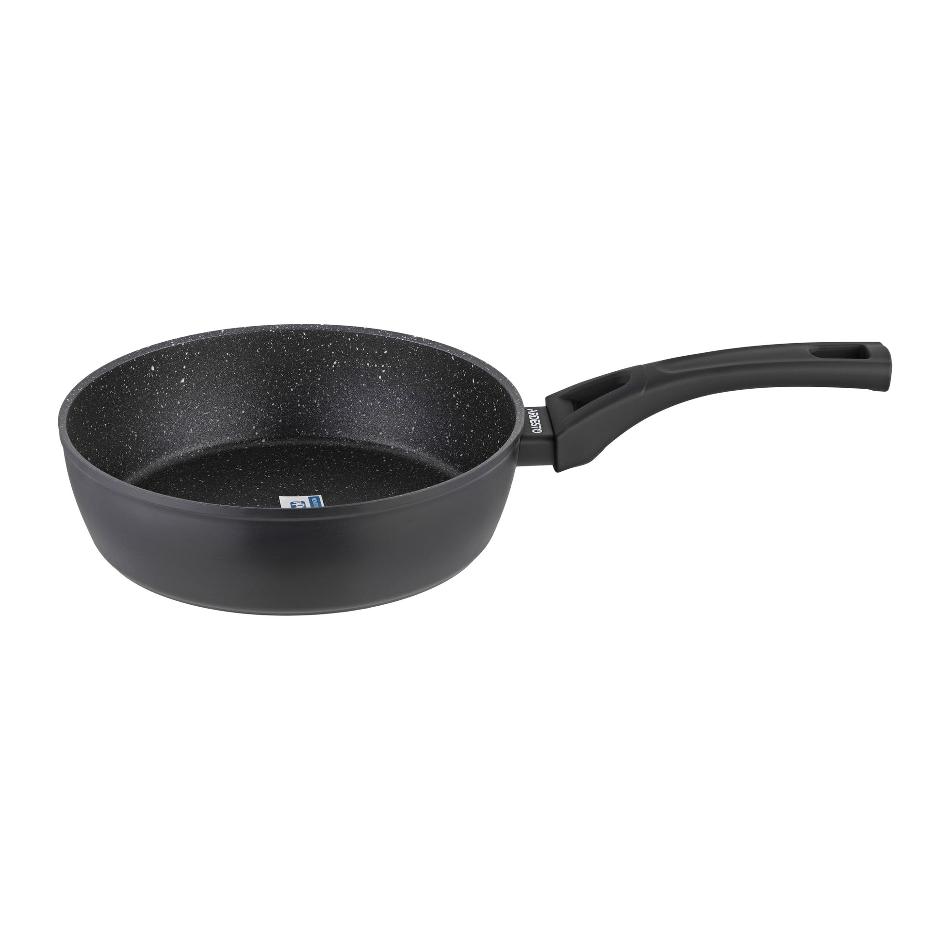 Ardesto Deep Fry pan with lid Gemini Livorno, 24cm, aluminium, black