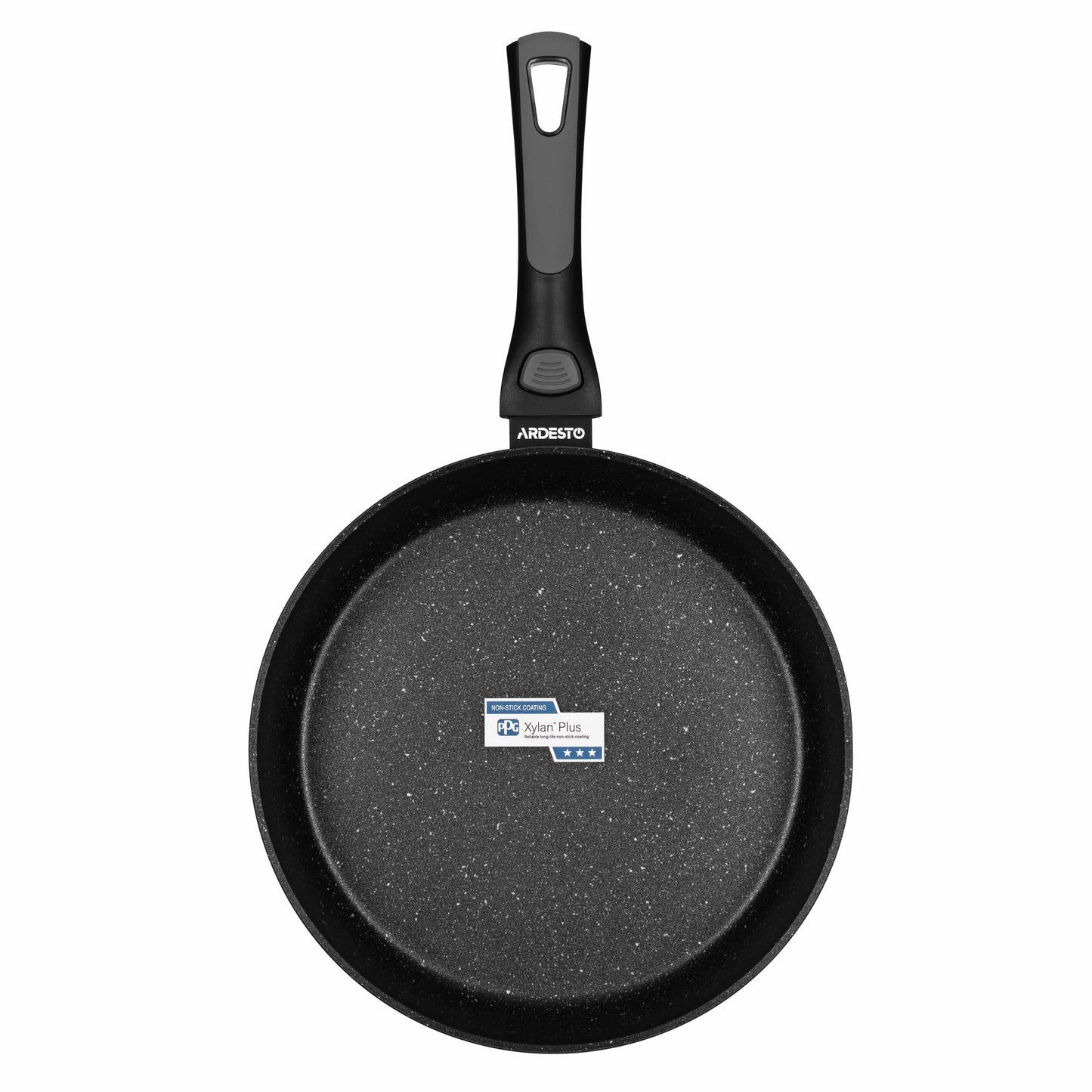 Ardesto Deep Fry pan with removable handle Gemini Bari, 28cm, aluminium, black