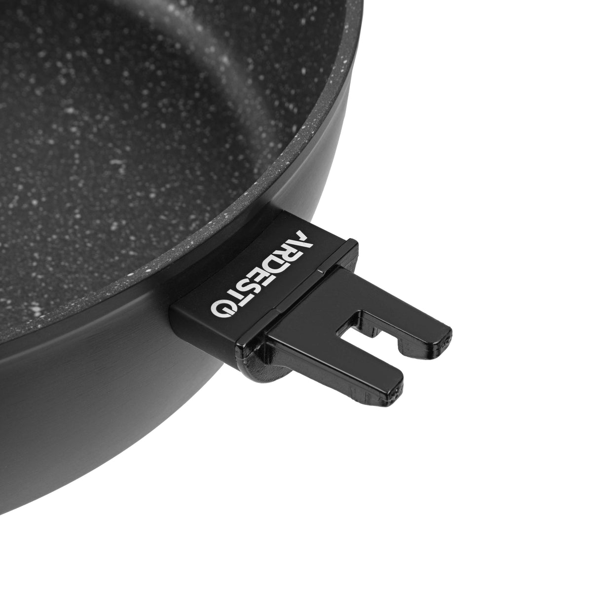 Ardesto Deep Fry pan with removable handle Gemini Bari, 28cm, aluminium, black