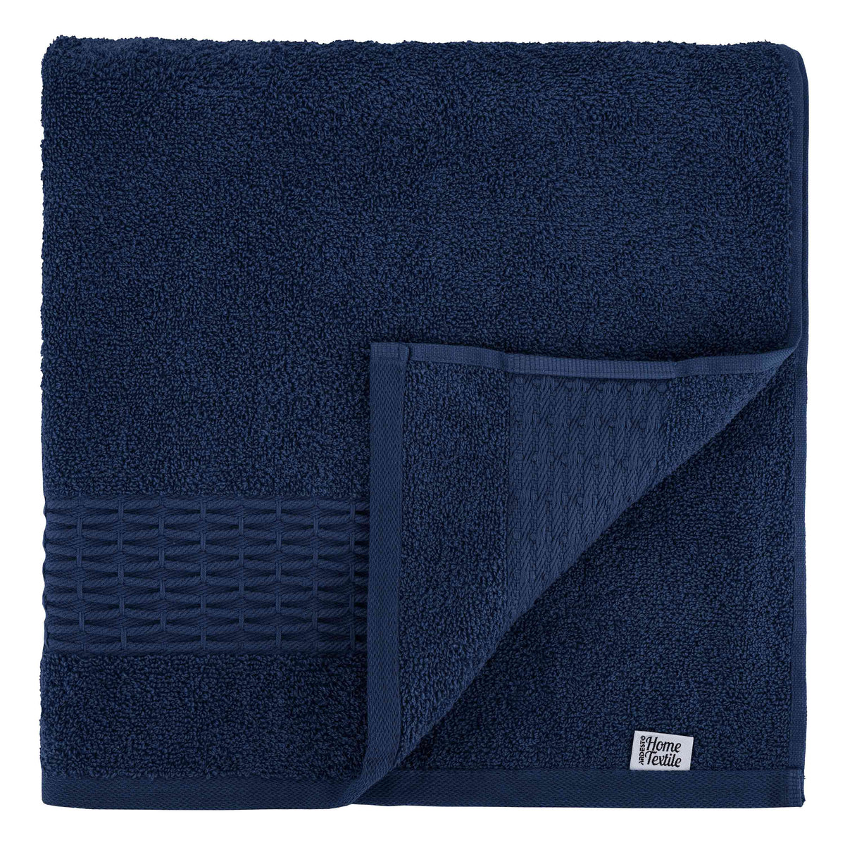 Ardesto Terry towel set Lotus 50х90cm, 70х140cm, 2pcs, 100% cotton, dark blue