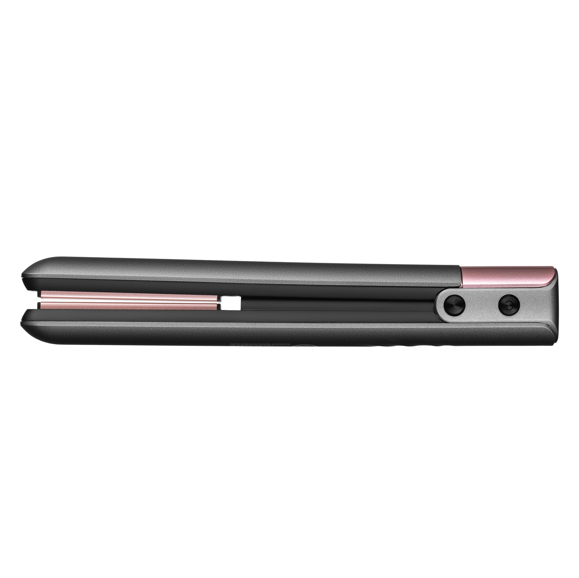 Ardesto Hair straightener Pink Touch, 50V, 160-200C, display, ceramics, USB-C > USB-A gray-pink