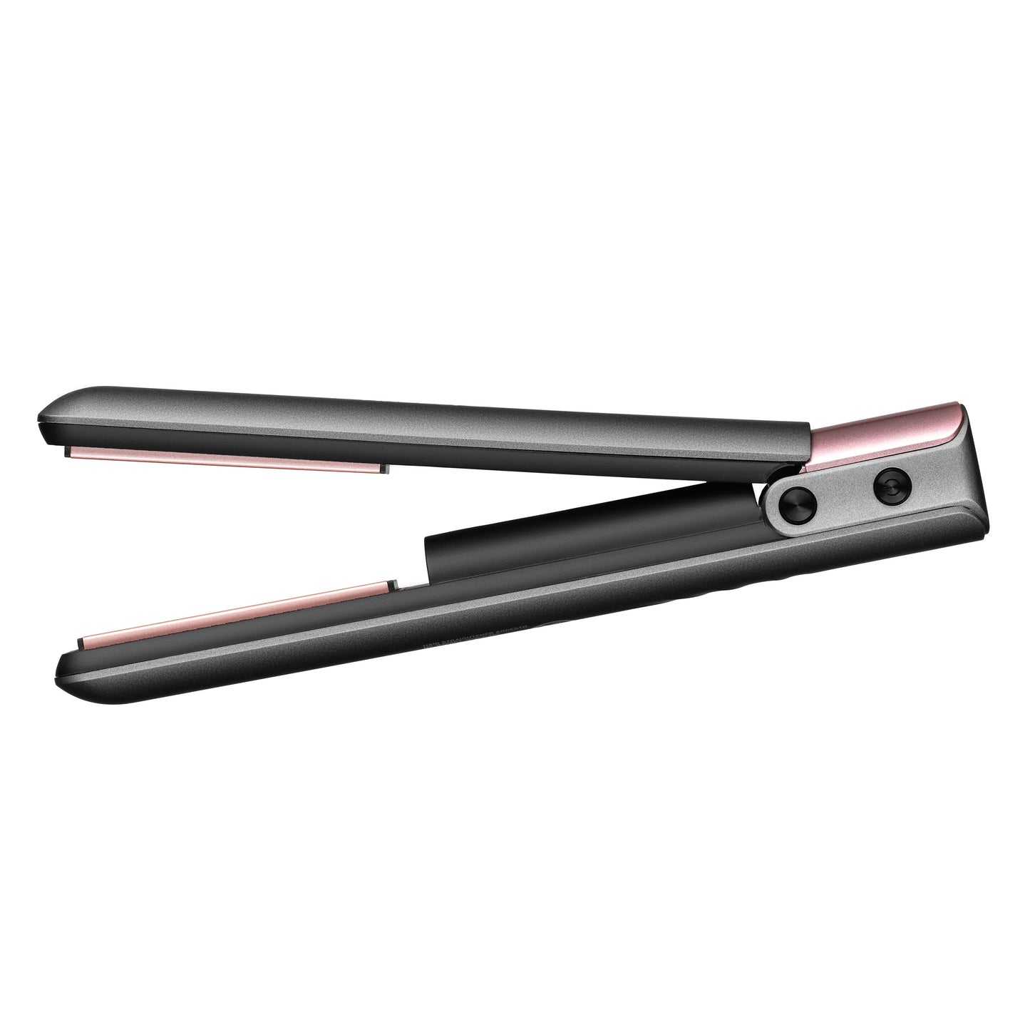 Ardesto Hair straightener Pink Touch, 50V, 160-200C, display, ceramics, USB-C > USB-A gray-pink