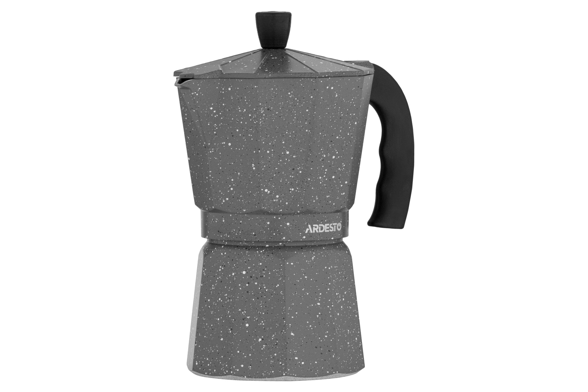 Ardesto Coffee Maker Gemini Molise, 0.4l, 9 cups, aluminum, grey