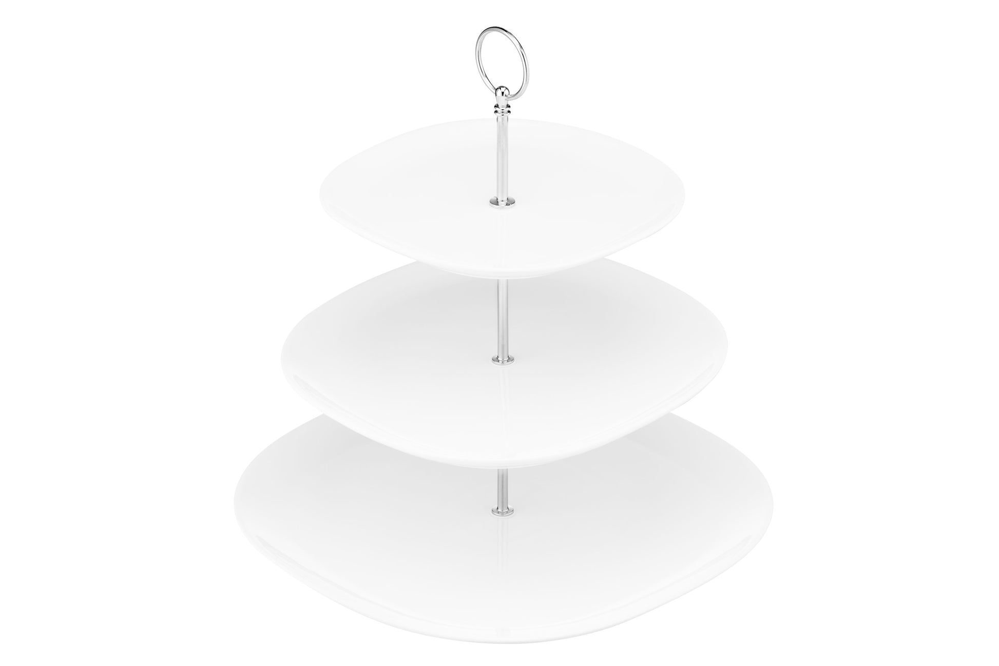 Ardesto Tier cake stand, 32х32сm, porcelain, white