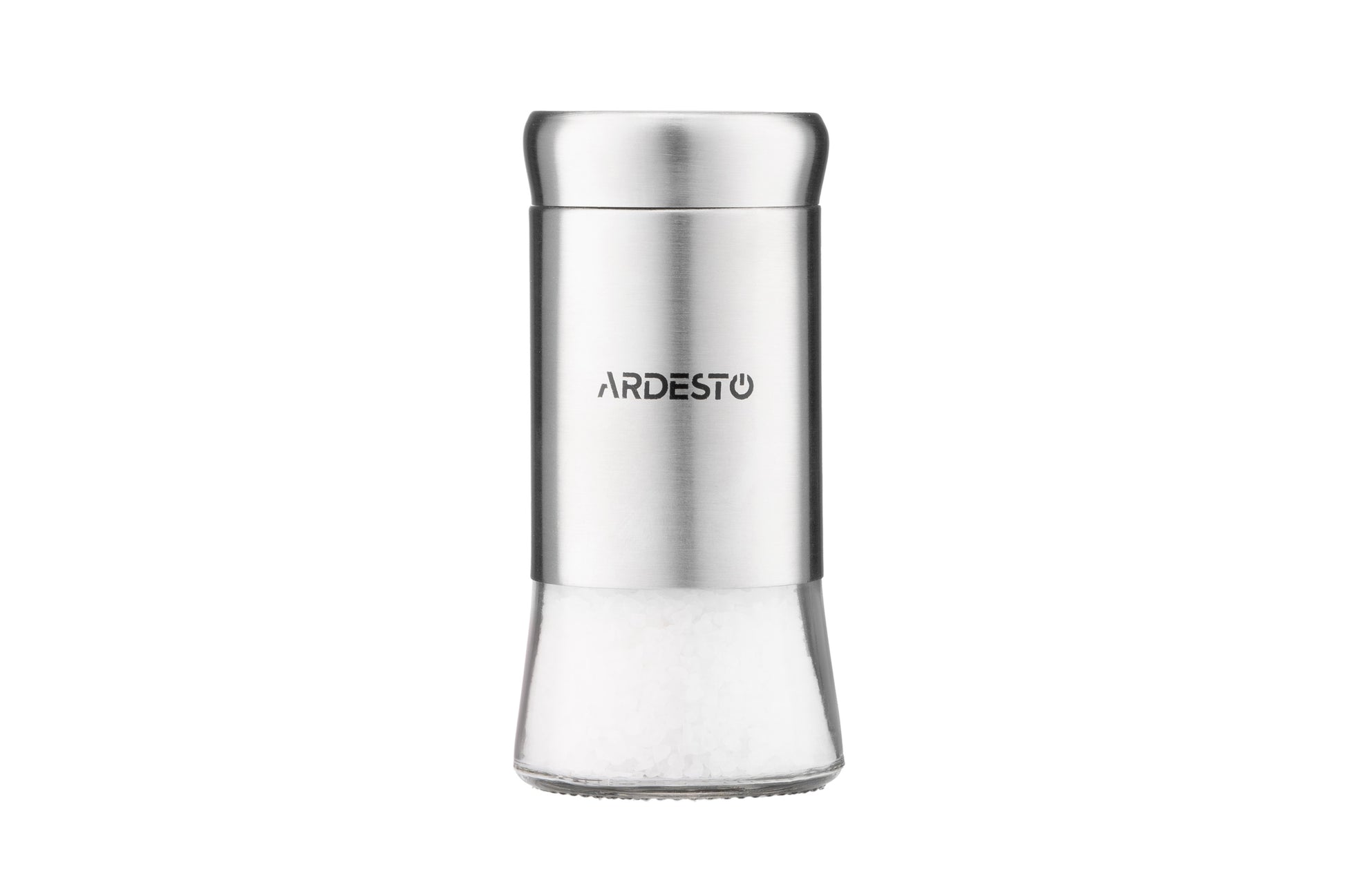 Ardesto Spices Shakers Set Gemini, 2 pcs, stainless steel, glass