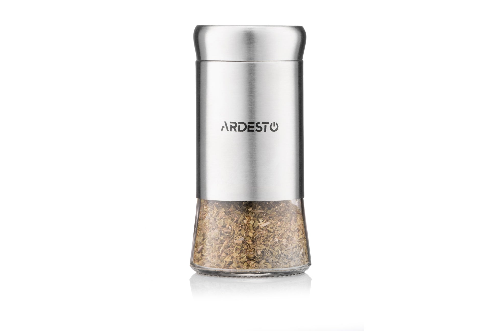 Ardesto Spices Shakers Set Gemini, 2 pcs, stainless steel, glass