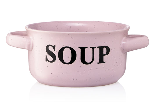 Ardesto Bowl Alcor, 550ml, ceramics, pink