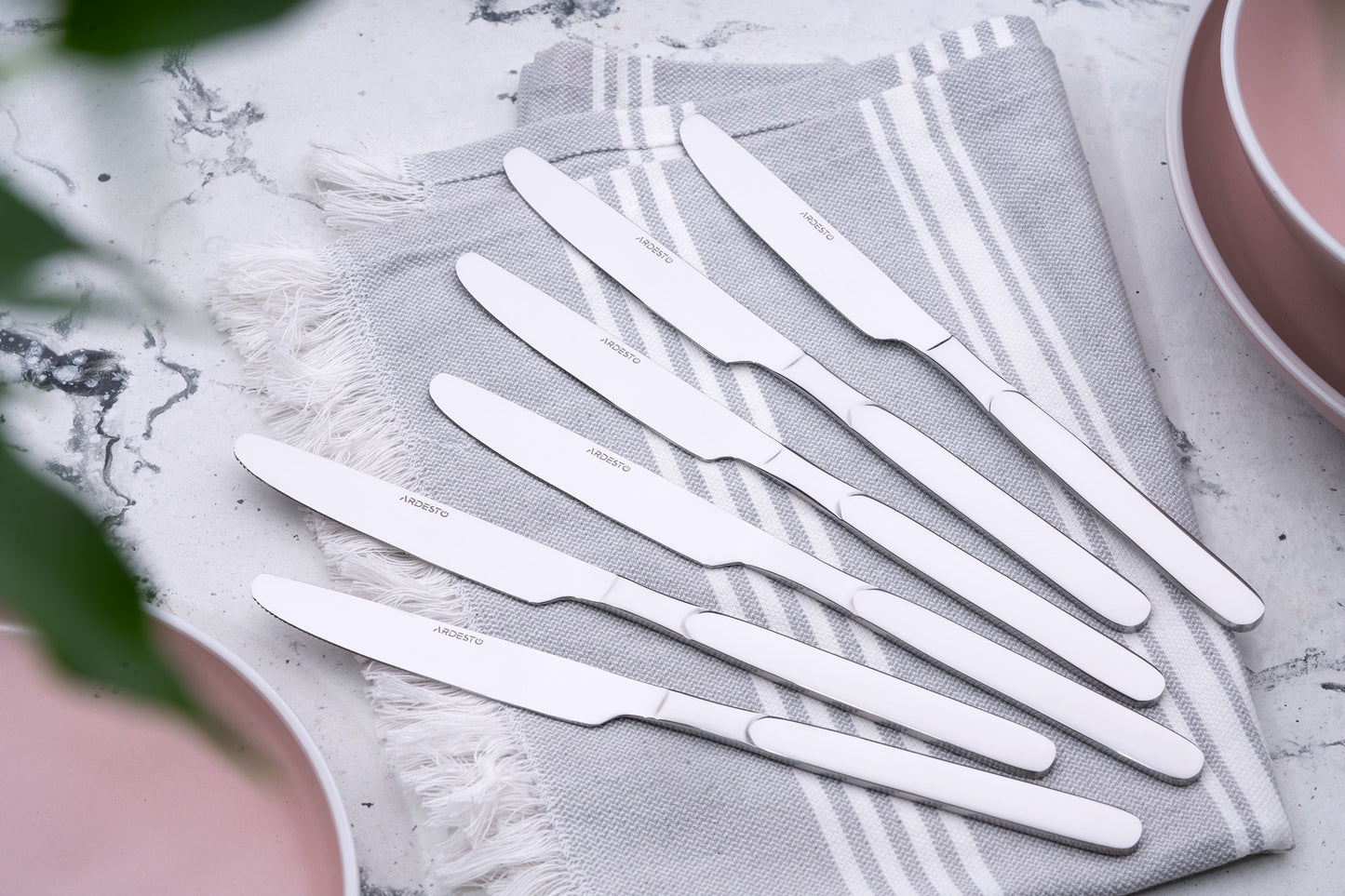 Ardesto Table knives set Gemini Salerno, 6 pcs, stainless steel