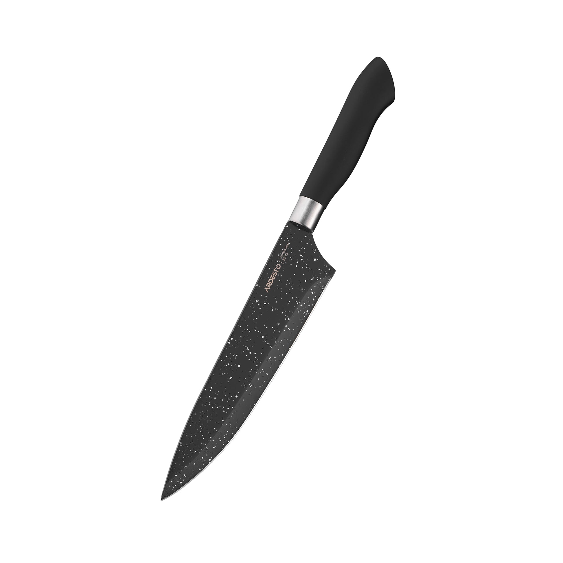 Ardesto Knives Set with block Gemini, 6pcs, stainless steel, plastic, black
