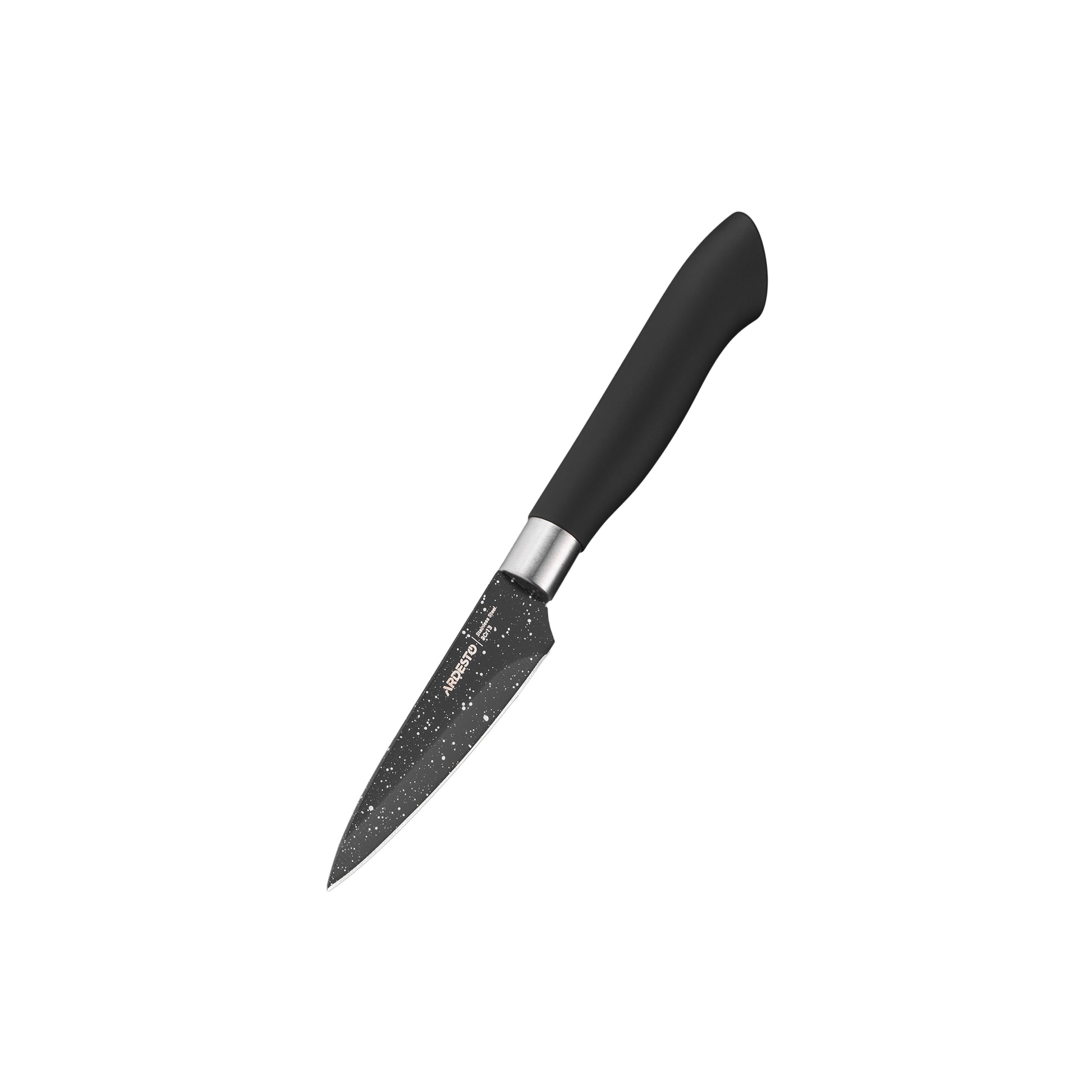 Ardesto Knives Set with block Gemini, 6pcs, stainless steel, plastic, black