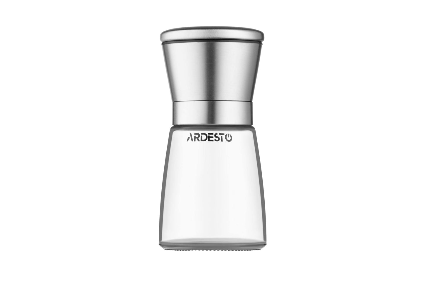 Ardesto Salt and Pepper Mill Gemini, glass, stainless steel