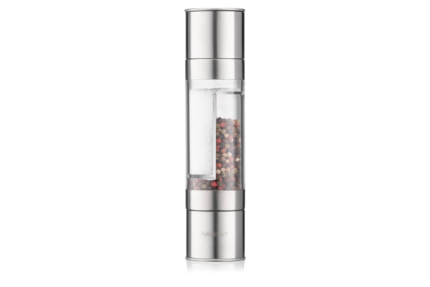 Ardesto Salt and Pepper Mill 2 in 1 Gemini, acryl, stainless steel