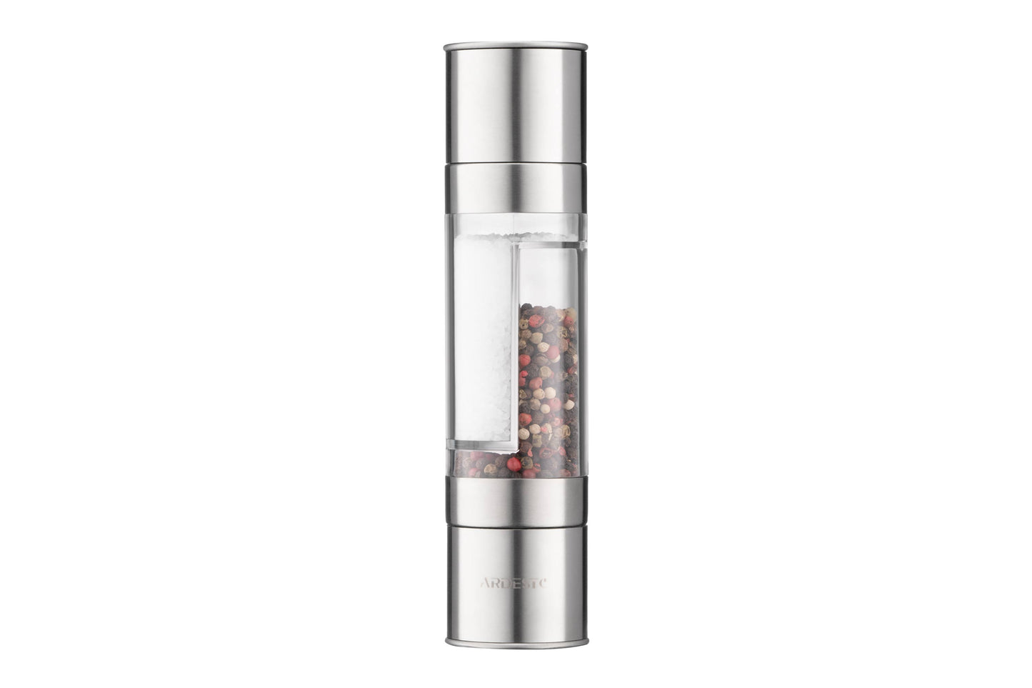 Ardesto Salt and Pepper Mill 2 in 1 Gemini, acryl, stainless steel