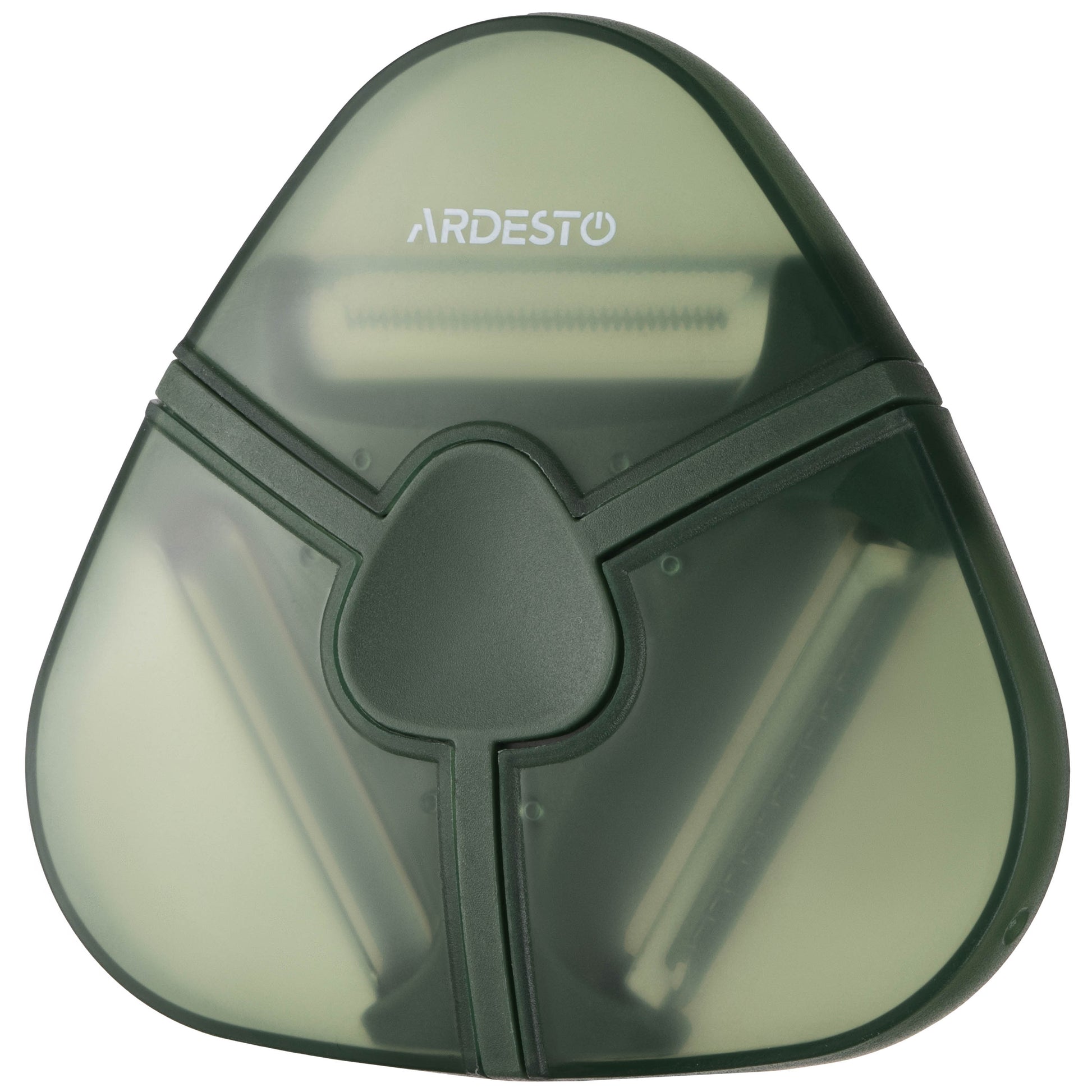 Ardesto Peeler 3 in 1 with case Gemini, stainless steel, plastic, green