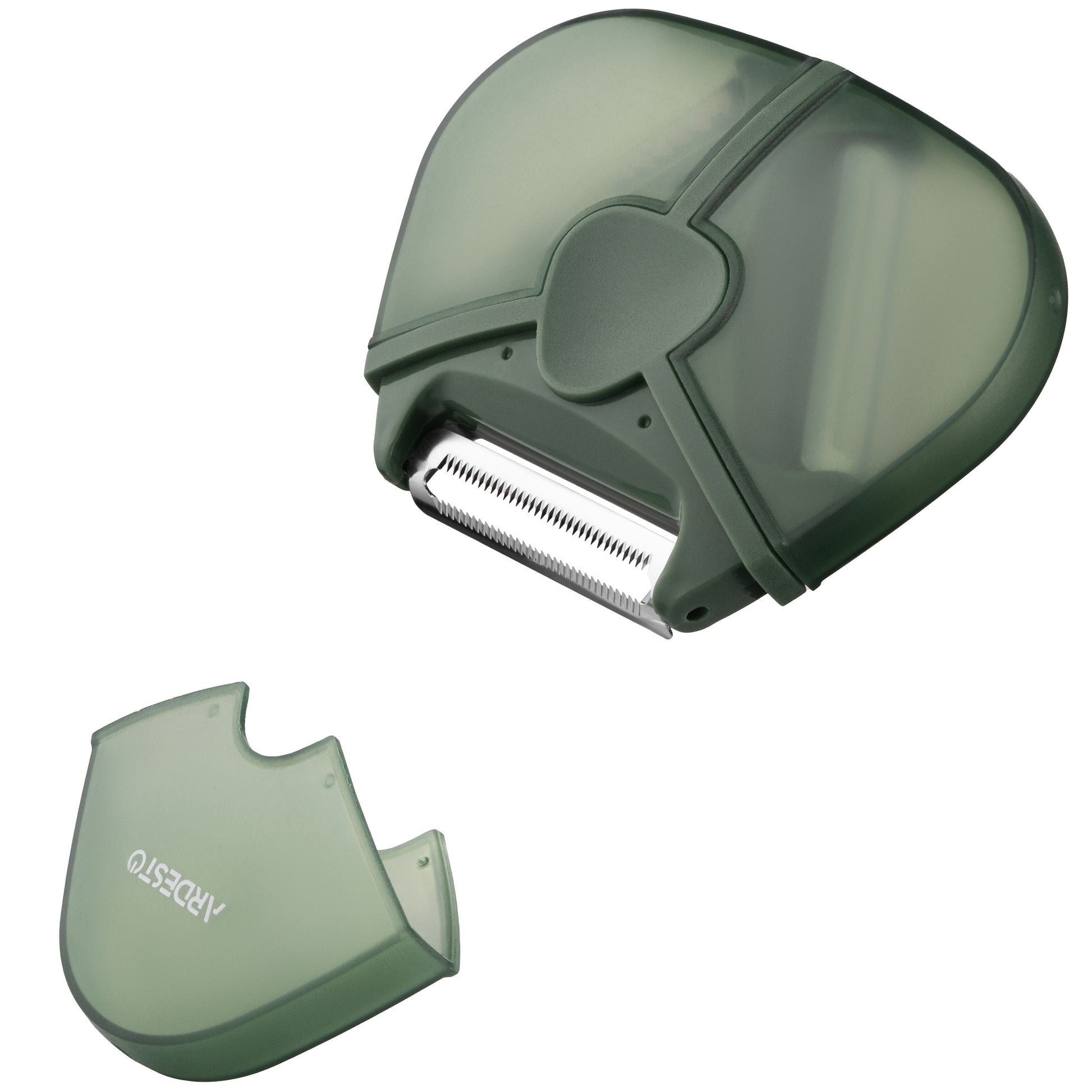 Ardesto Peeler 3 in 1 with case Gemini, stainless steel, plastic, green