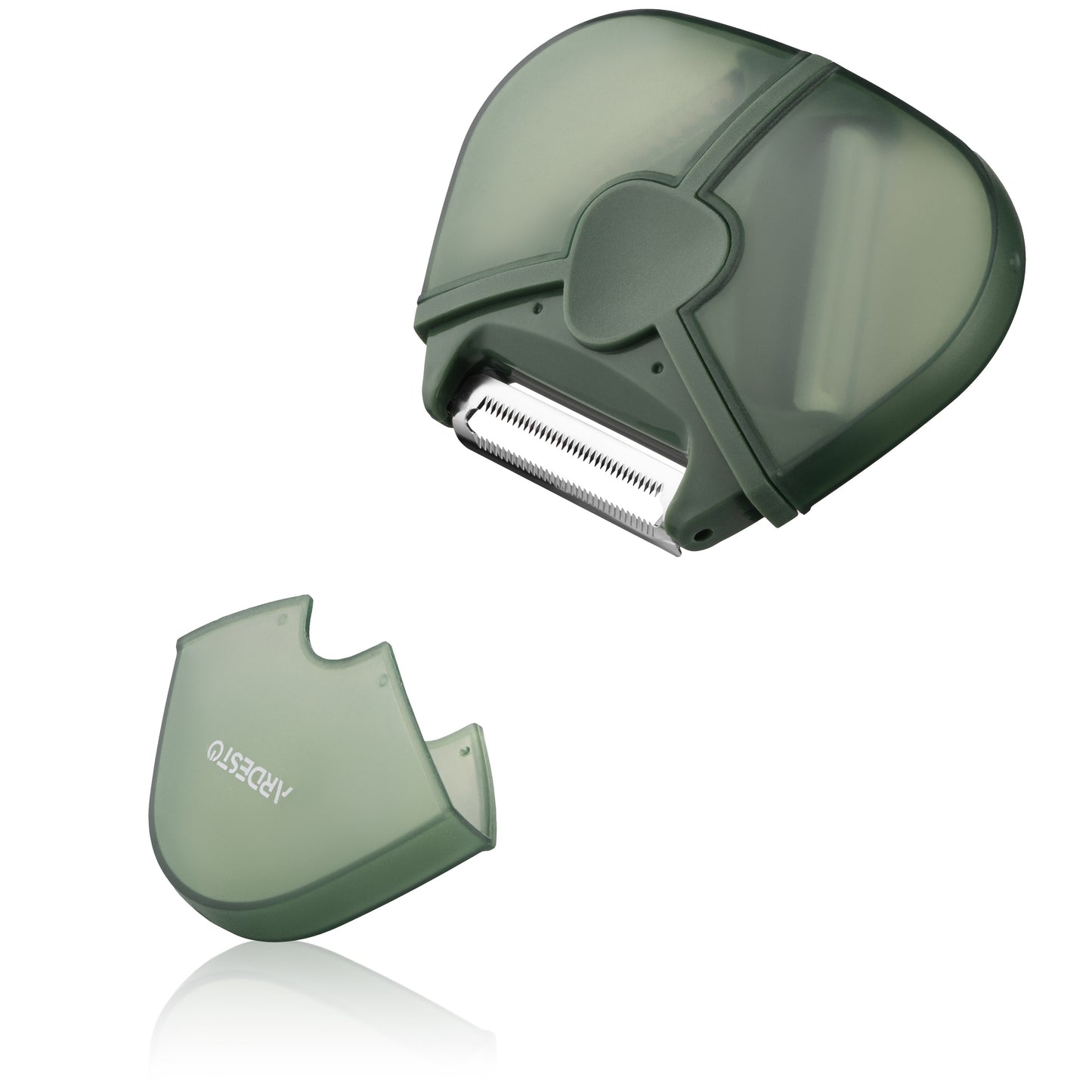 Ardesto Peeler 3 in 1 with case Gemini, stainless steel, plastic, green