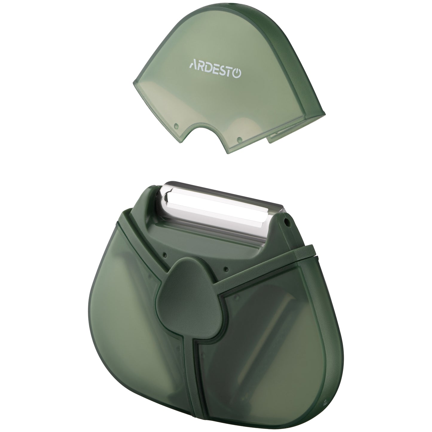 Ardesto Peeler 3 in 1 with case Gemini, stainless steel, plastic, green
