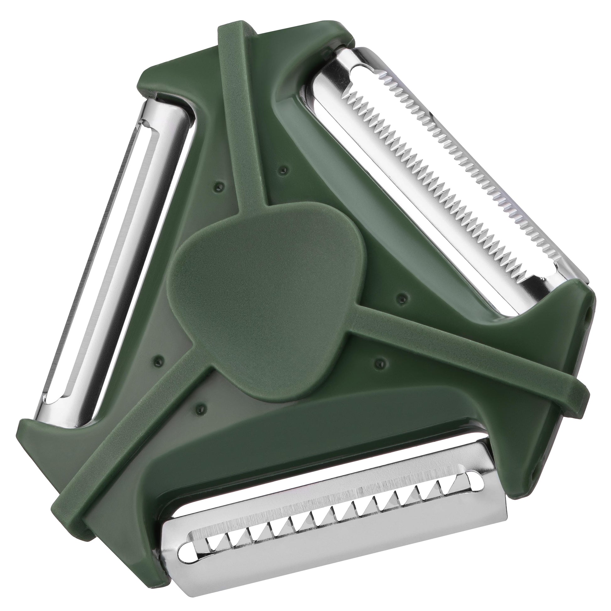 Ardesto Peeler 3 in 1 with case Gemini, stainless steel, plastic, green