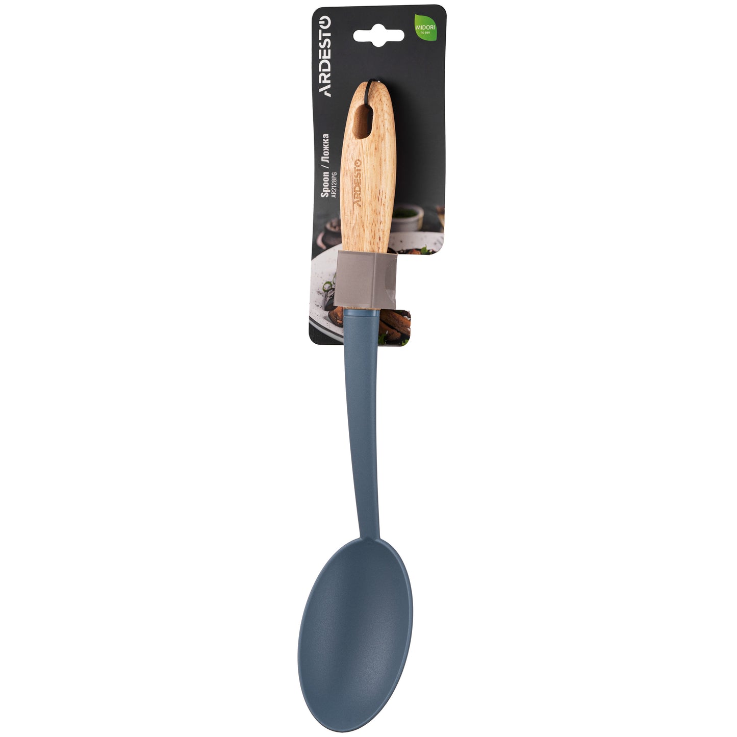 Spoon ARDESTO Midori 35cm, nylon, wood, blue 767637166218