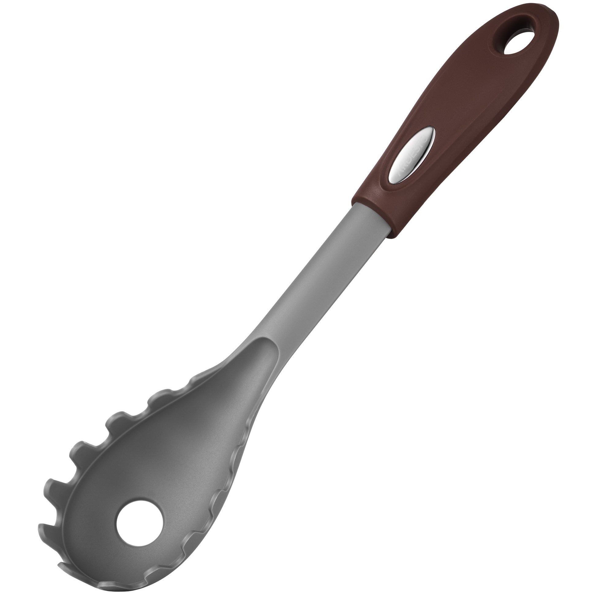 Ardesto Spaghetti spoon Gemini, 28cm, nylon, gray-brown