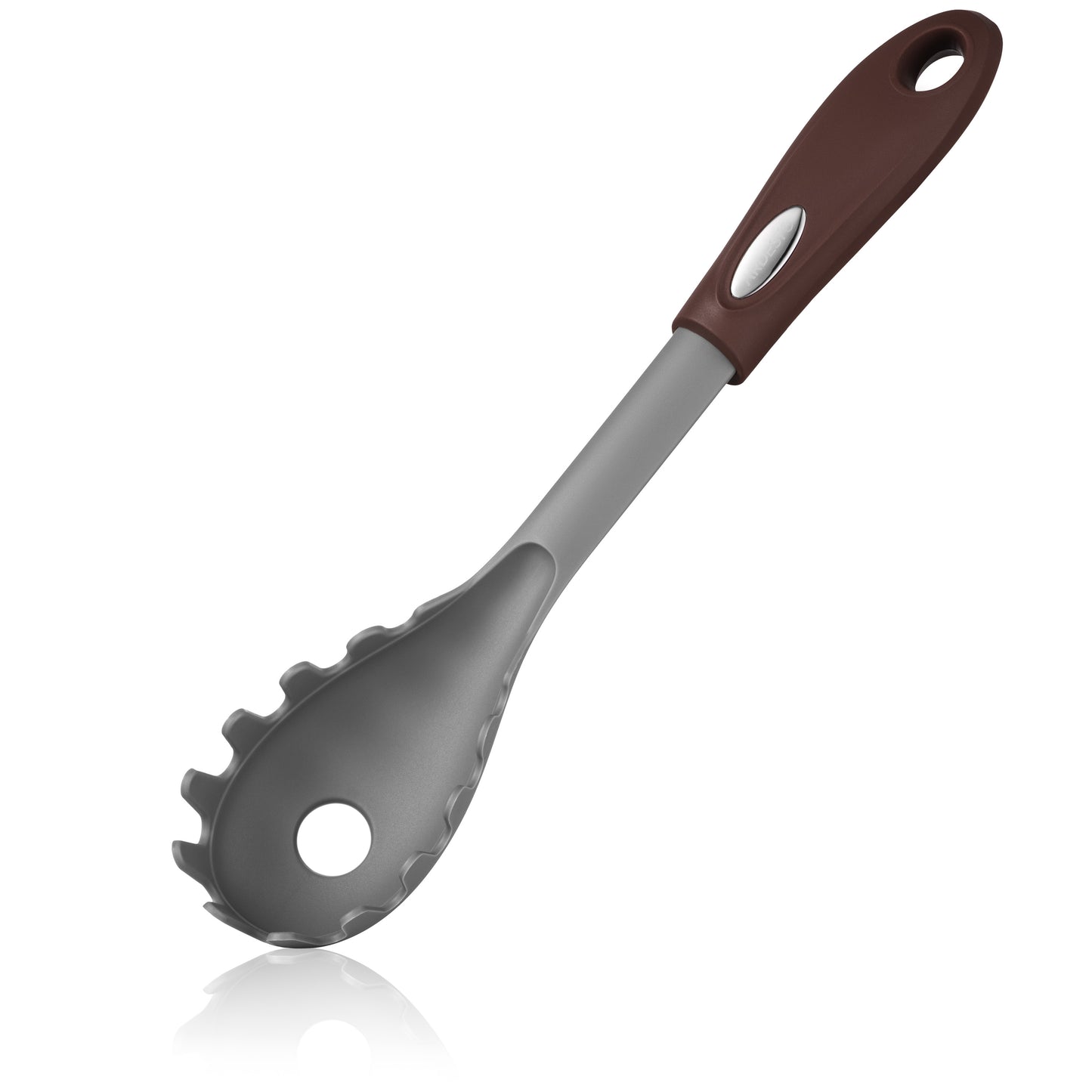 Ardesto Spaghetti spoon Gemini, 28cm, nylon, gray-brown