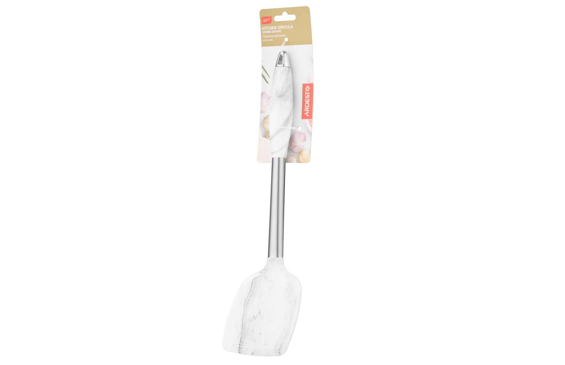 Ardesto Turner Gemini Marmo, 35cm, silicone, stainless steel