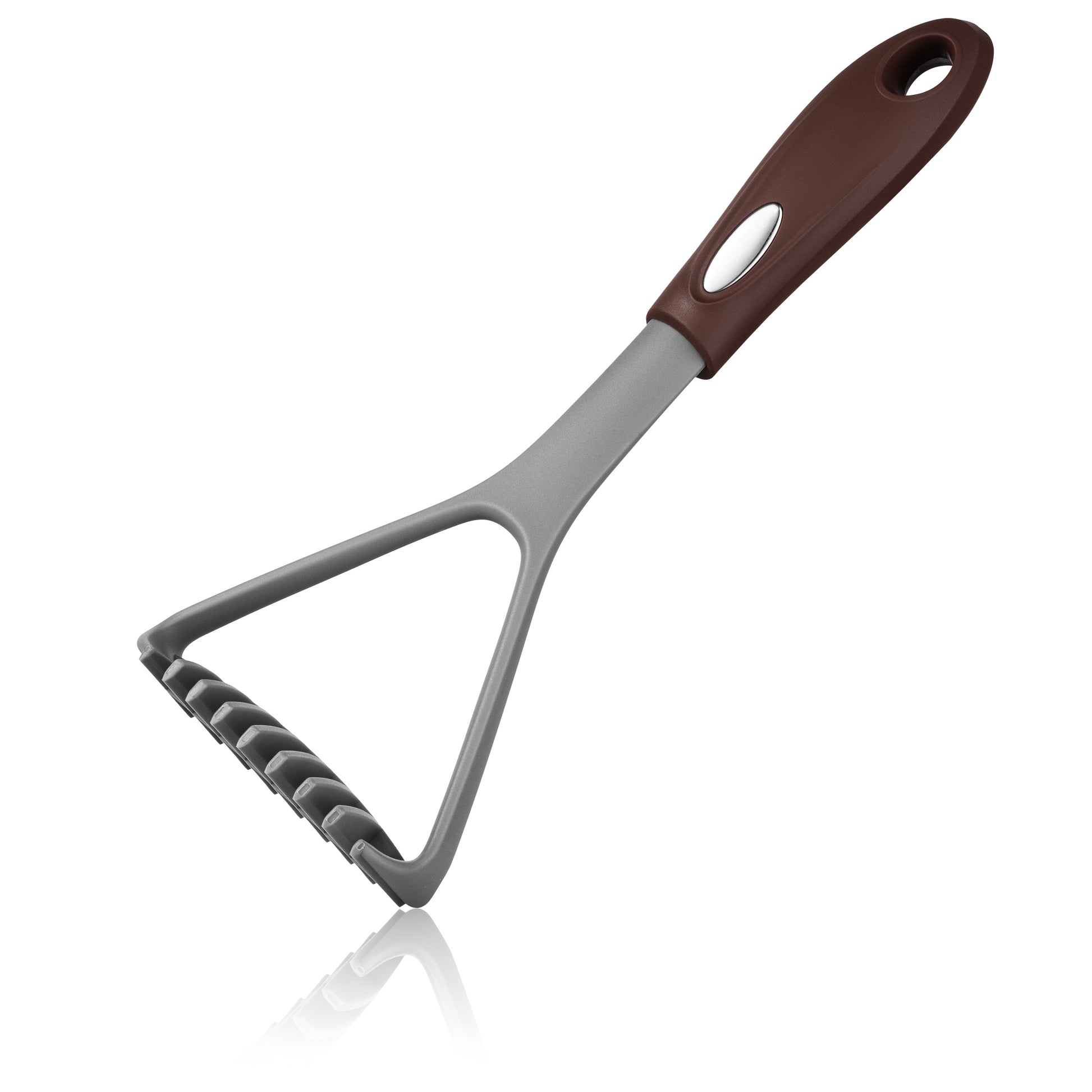 Ardesto Potato masher Gemini, 32.5cm, nylon, grey-brown