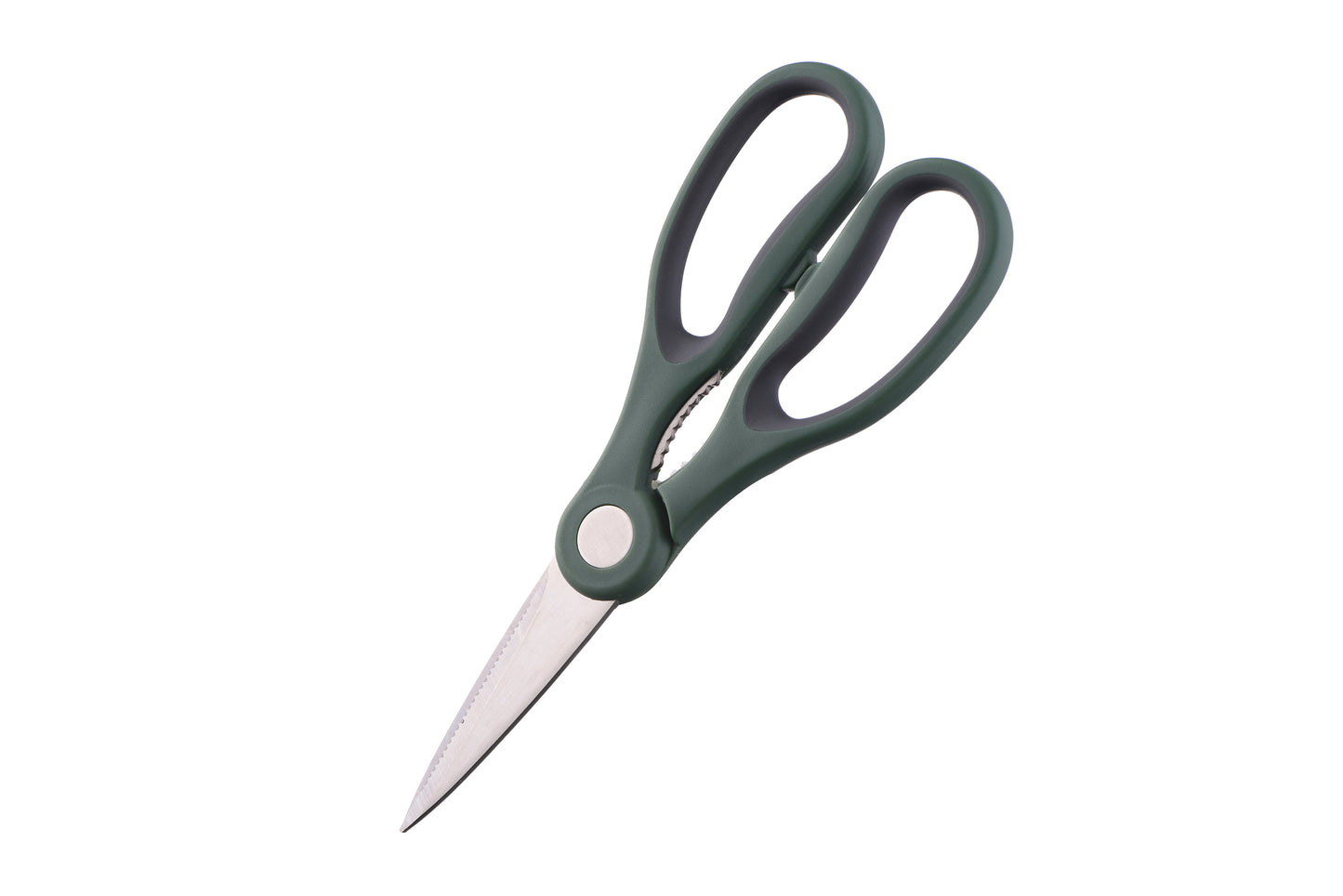 Ardesto Kitchen scissor with cover Gemini, green, s/s, pp
