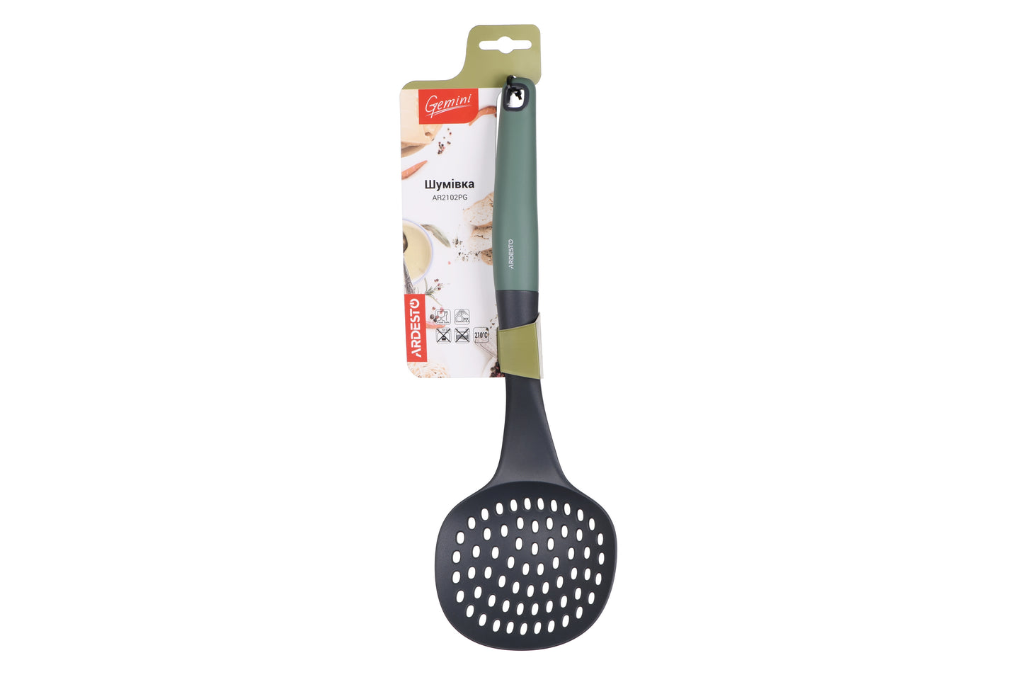ARDESTO Skimmer  Gemini, gray/green, nylon, pp with soft touch