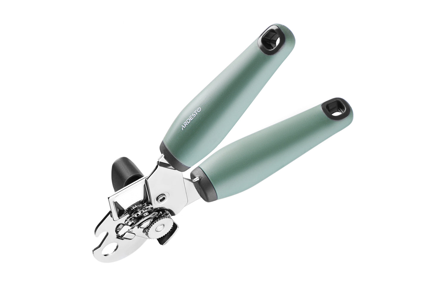 ARDESTO Can opener  Gemini, gray/green, iron, pp with soft touch