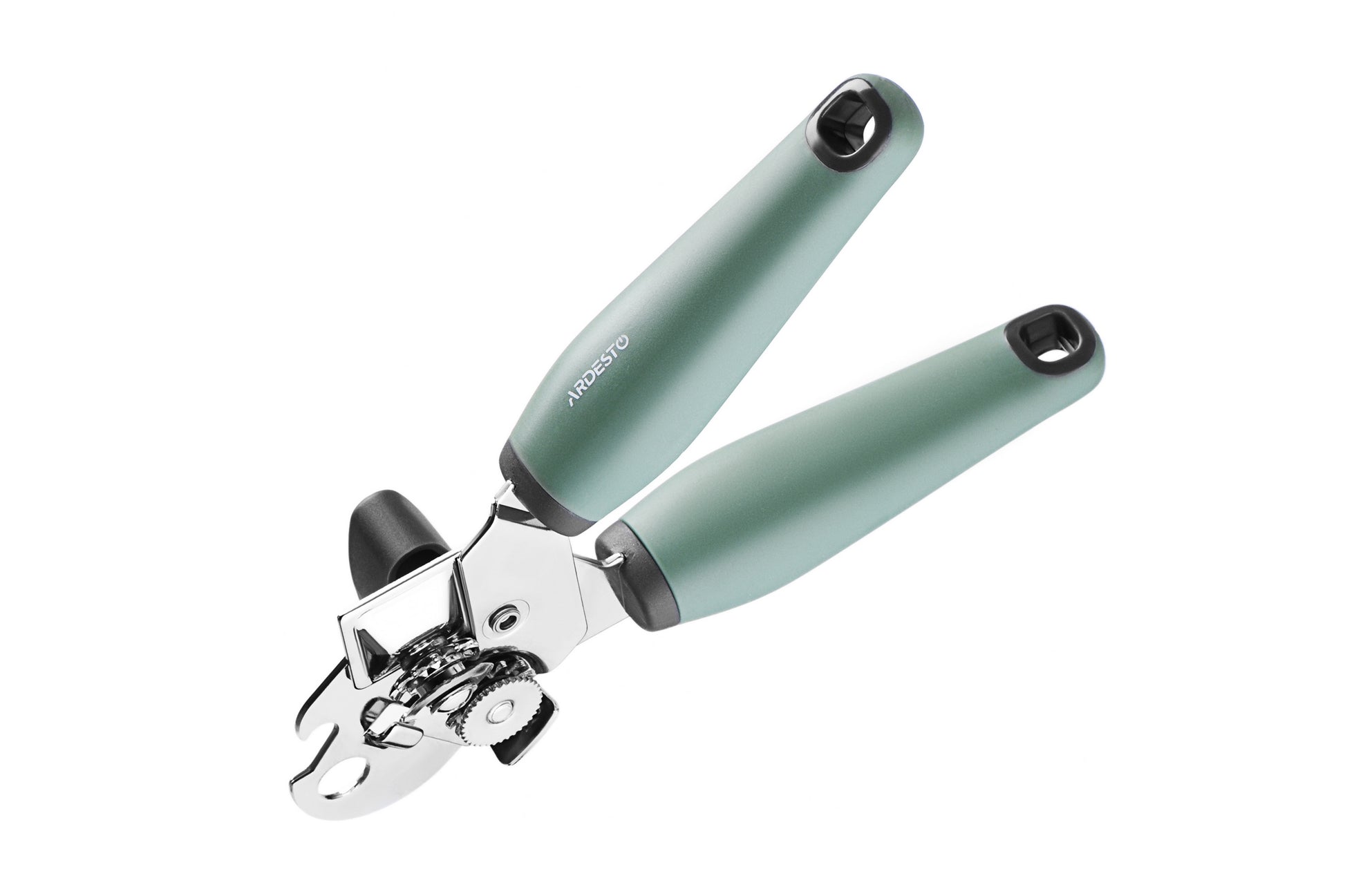 ARDESTO Can opener  Gemini, gray/green, iron, pp with soft touch