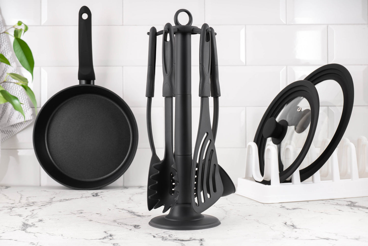 Ardesto Kitchen utensil set Gemini Gourmet, black, 5 шт.