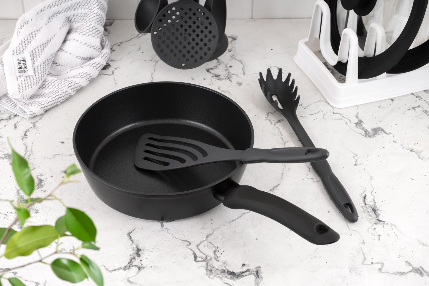 Ardesto Kitchen utensil set Gemini Gourmet, black, 5 шт.