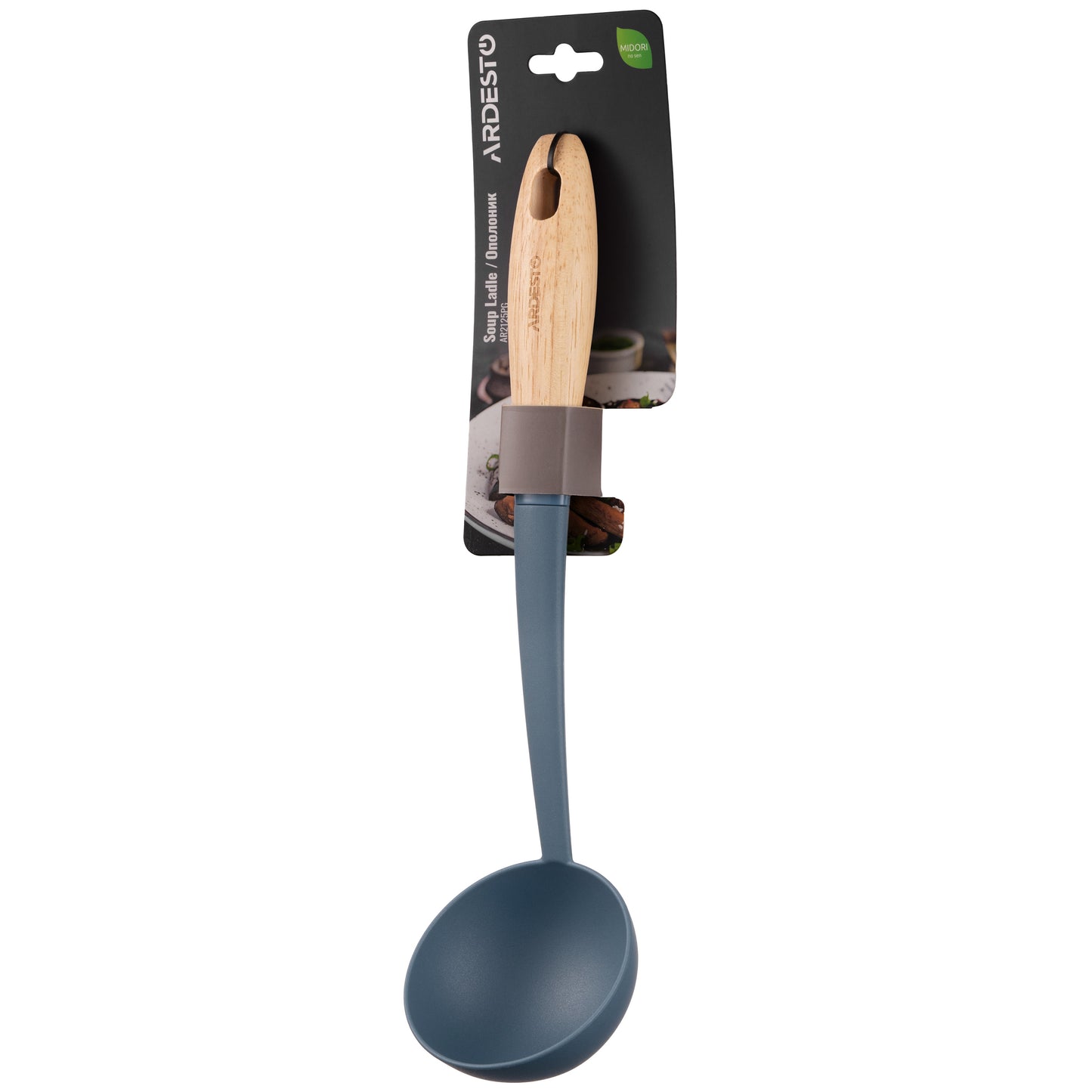 Ladle ARDESTO Midori, 31.5cm, nylon, wood, blue 767637166201
